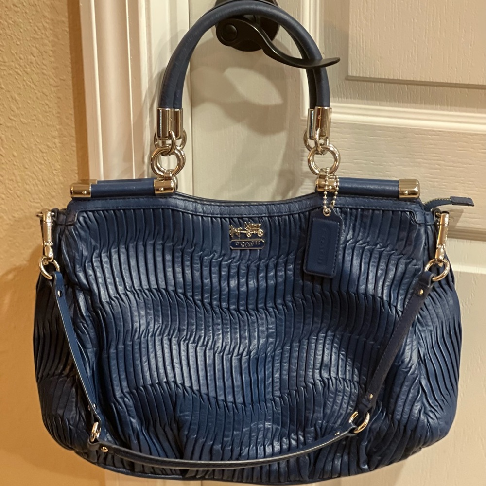 Dark Blue Coach Bag!